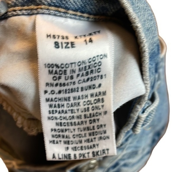 Tommy Hilfiger Denim‎ Skirt Plus Size 14 - Picture 8 of 8